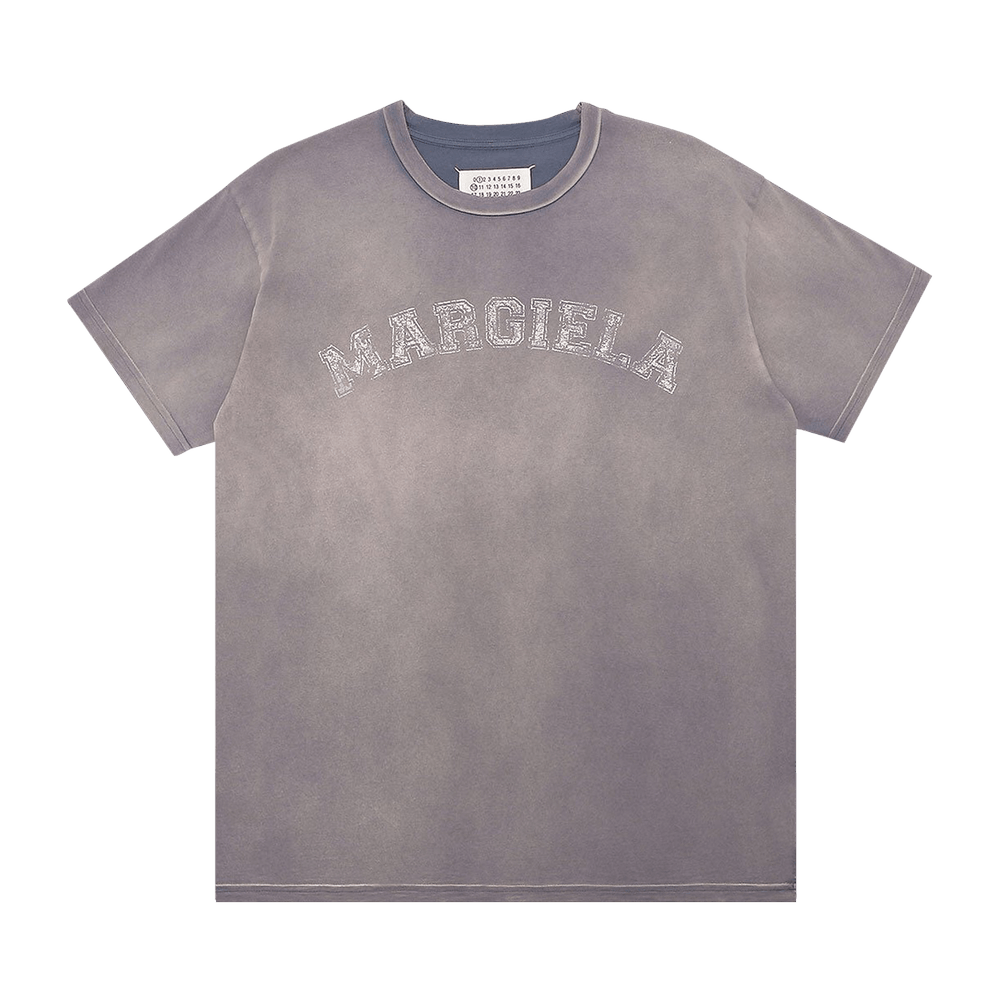 Maison Margiela Logo Embroidered T-Shirt 'Lilac'