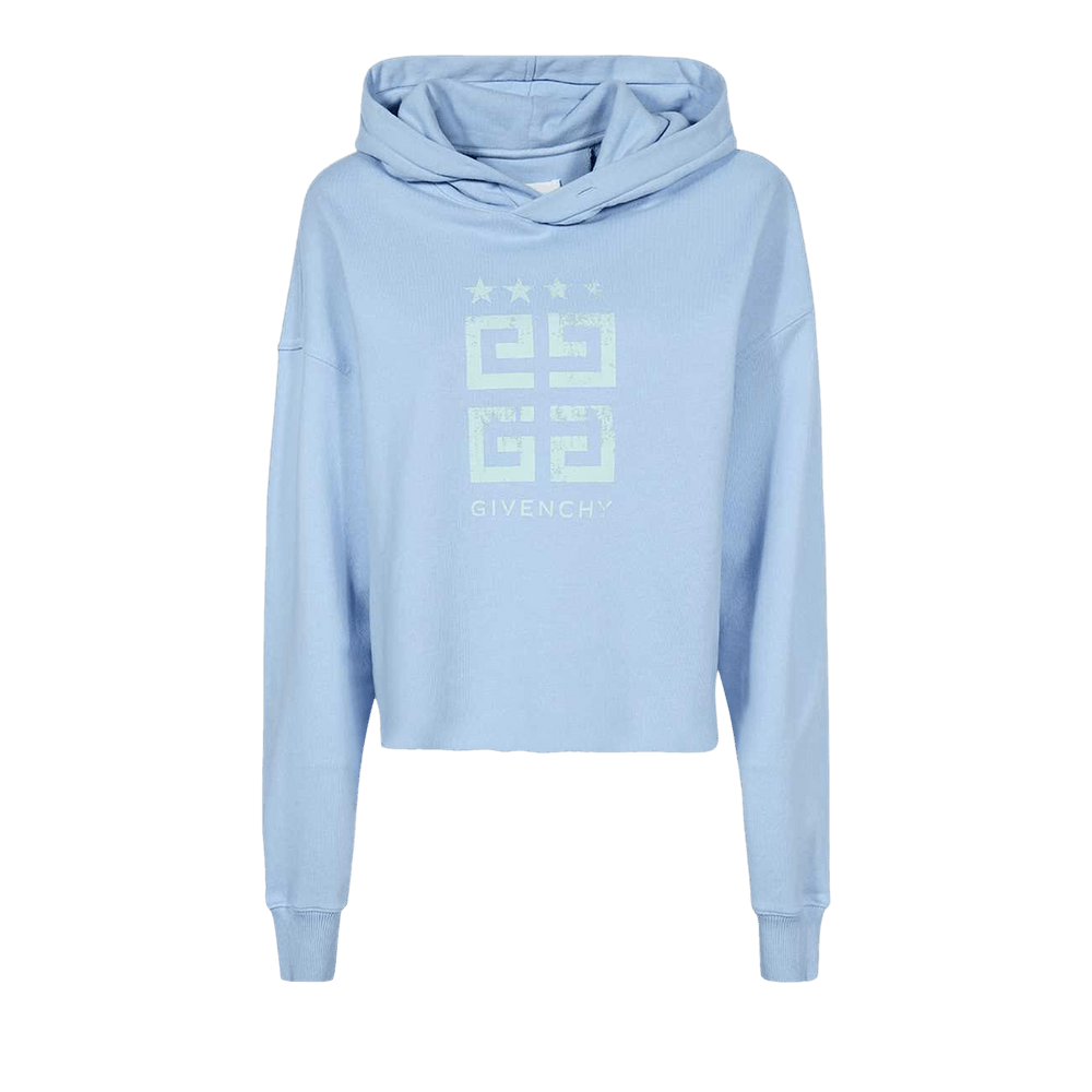 Buy Givenchy Hooded Sweatshirt Light Blue BWJ04C3YEL 452 GOAT CA