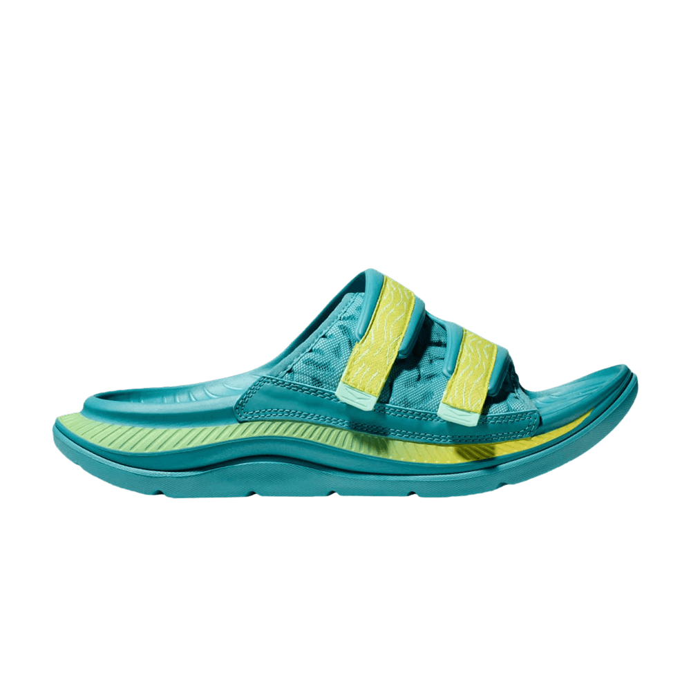 Hoka Ora Luxe Ocean Mist Citrus Glow
