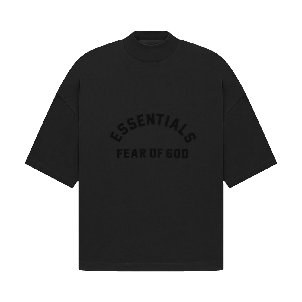 Buy Fear of God Essentials Tee 'Jet Black' - 125SP232000F | GOAT