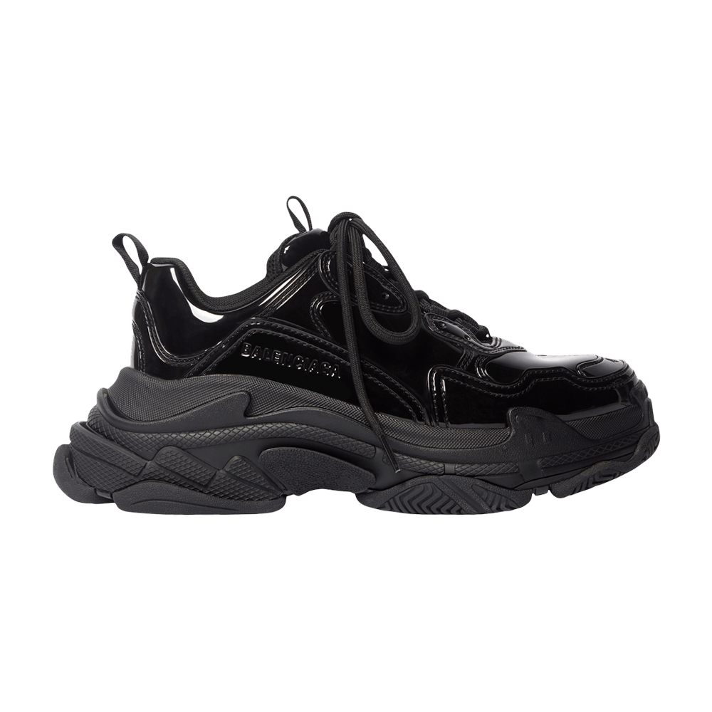 Buy Balenciaga Triple S Sneaker 'Black Patent' - 734954