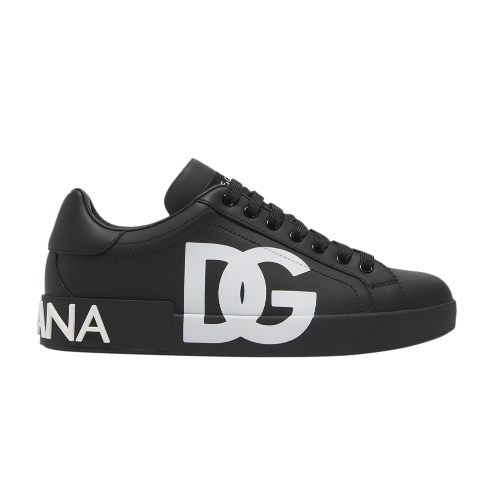 Buy Dolce & Gabbana Portofino Low 'DG Logo Print - Black