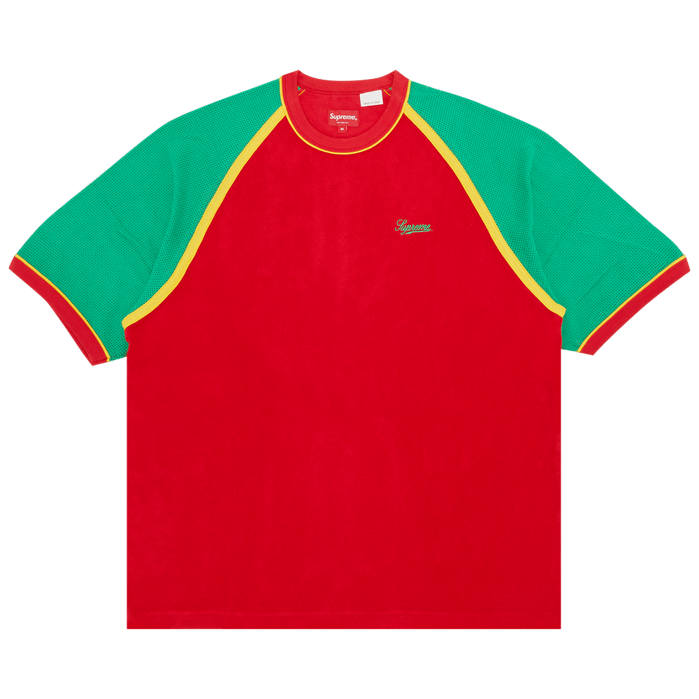 Supreme Terry Raglan Short-Sleeve Top 'Red'