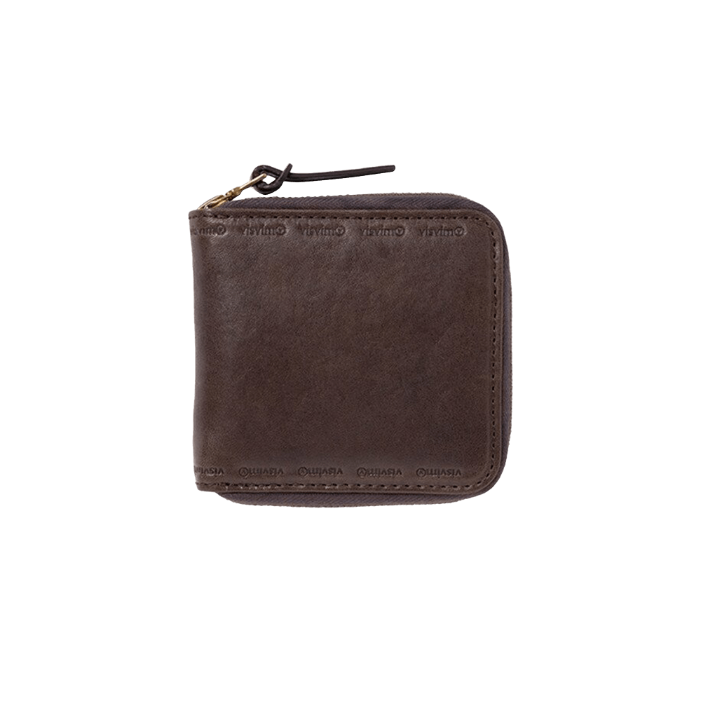 Buy Visvim Leather Bi Fold Wallet 'Dark Brown' - 123103003022 DARK