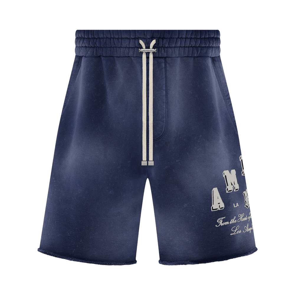 Amiri Vintage Collegiate Shorts Blue Price in India | Culture Circle