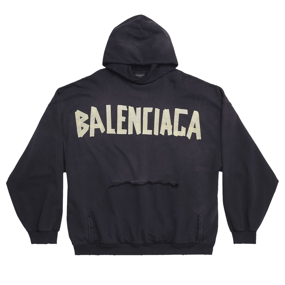 BALENCIAGA バックロゴ プルオーバー パーカー ブラック BALENCIAGA バックロゴ プルオーバー パーカー ブラック XS 楽天市場