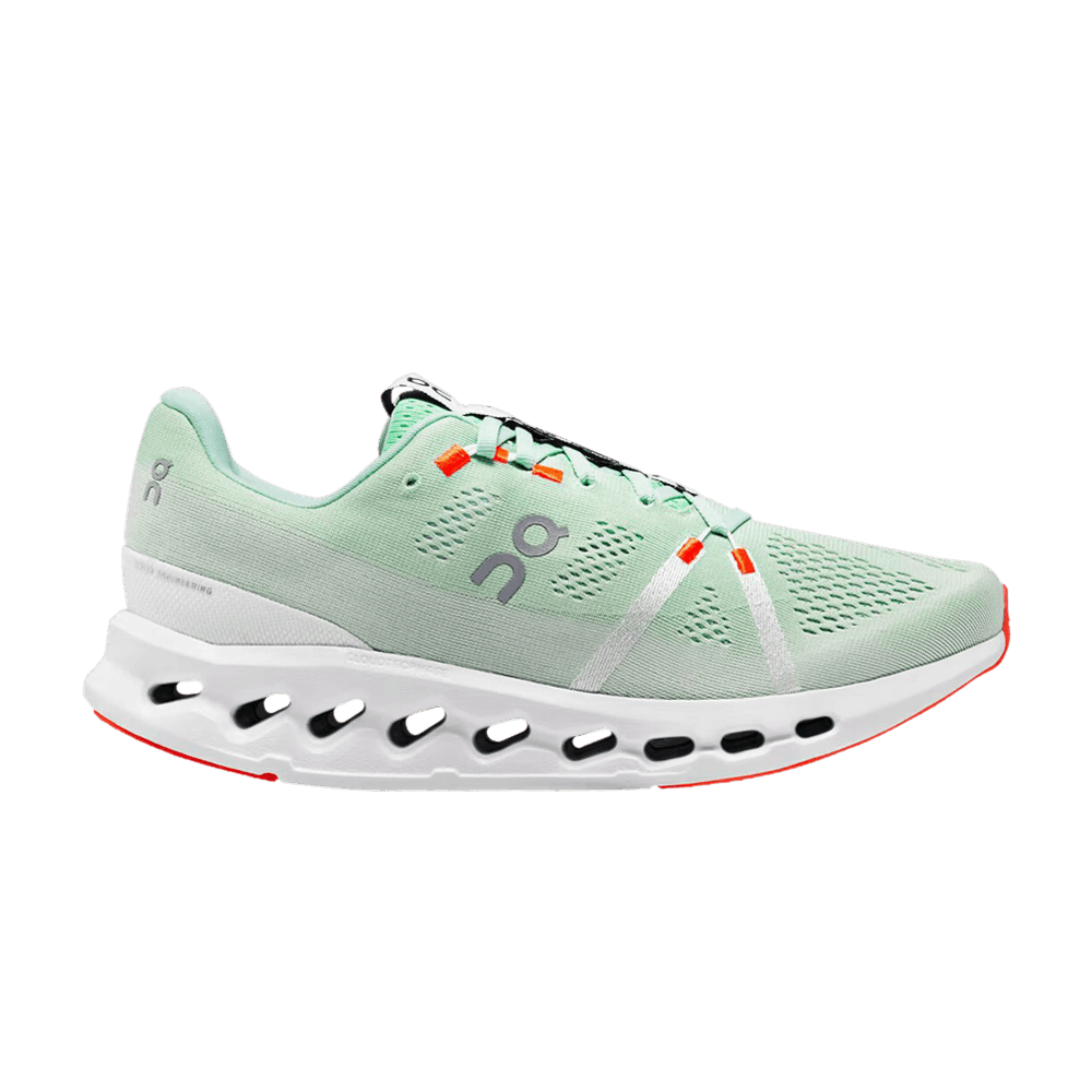 Size 7.5-On Cloudsurfer Creek/White Low Top Mesh Sneaker 3MD10421071 Men main image 4