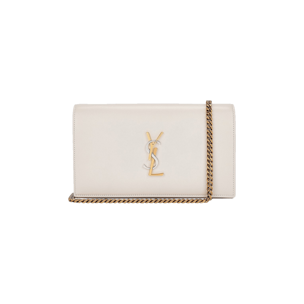 【関税＆送料込み】Saint Laurent l And Rhinestone Cassa Saint Laurent Cassandre Single Earring in Metal and