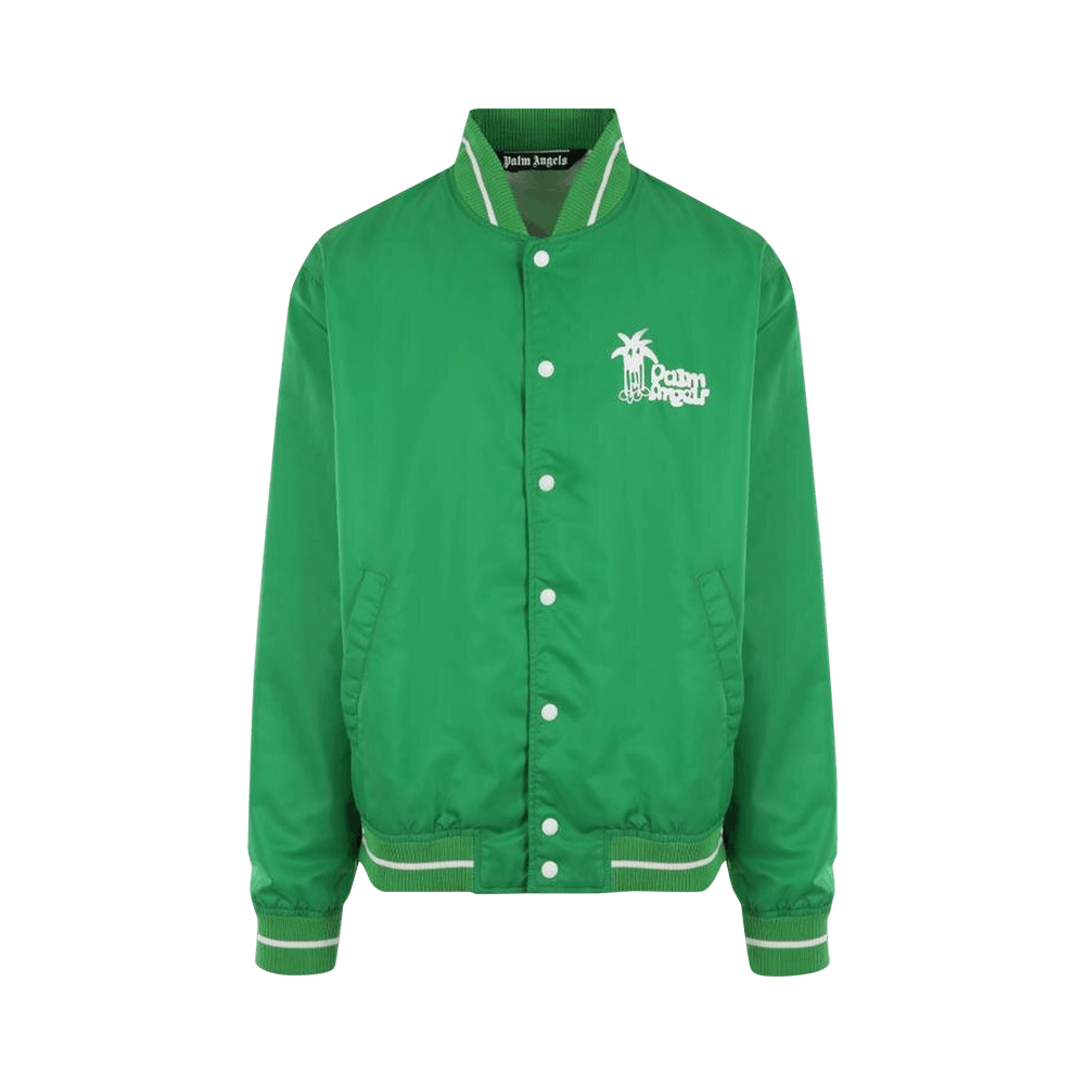 Palm angels clearance varsity jacket green