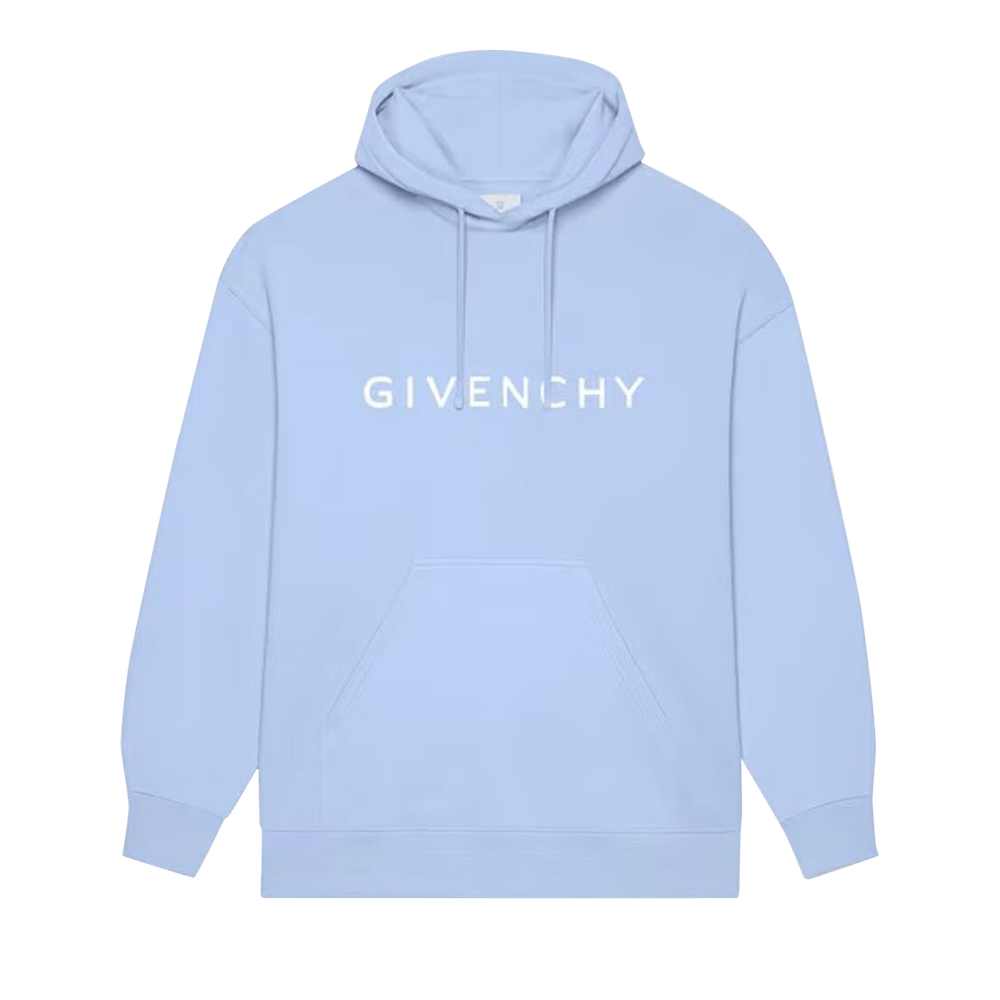 Givenchy distressed top hoodie baby blue