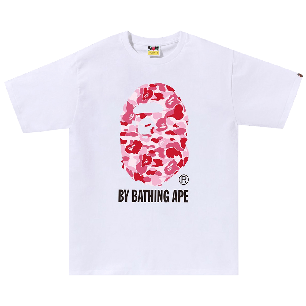 Pink bape shirt best sale