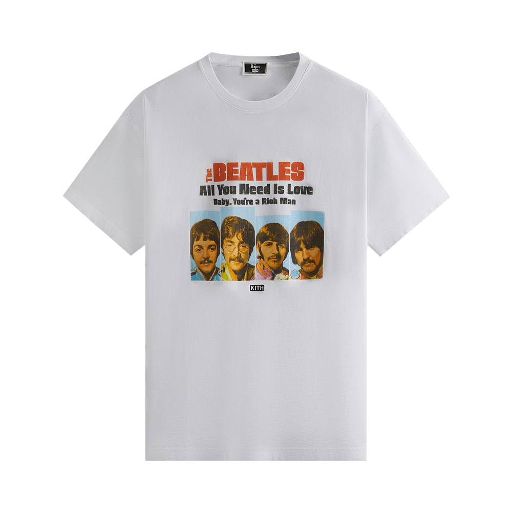 Kith For The Beatles All You Need Is Love V Tee 'White'