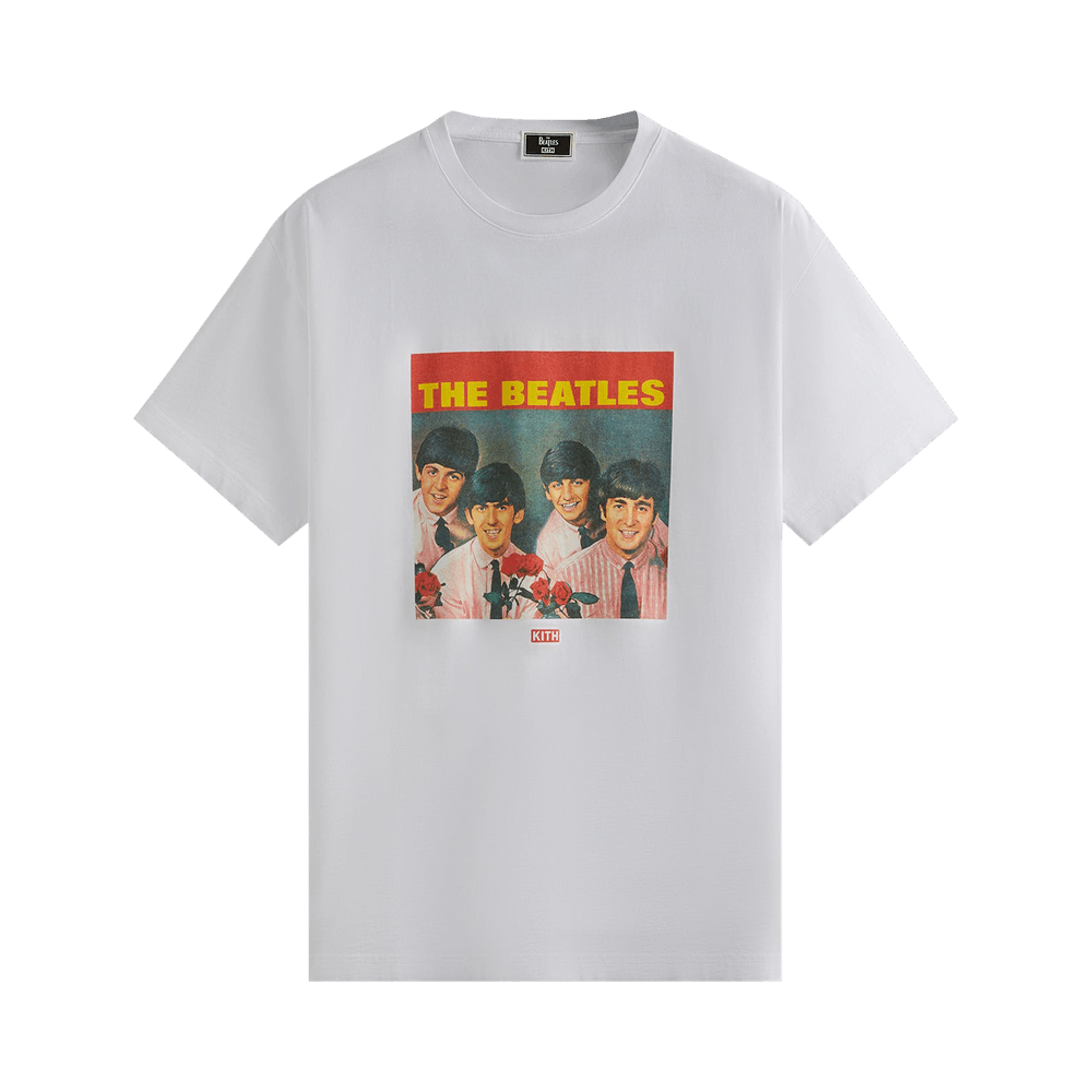 ☆ KITH x THE BEATLES Red Roses vintage tee コラボTシャツ ☆ Kith for The Beatles Red Roses Vintage Tee – Common Hype