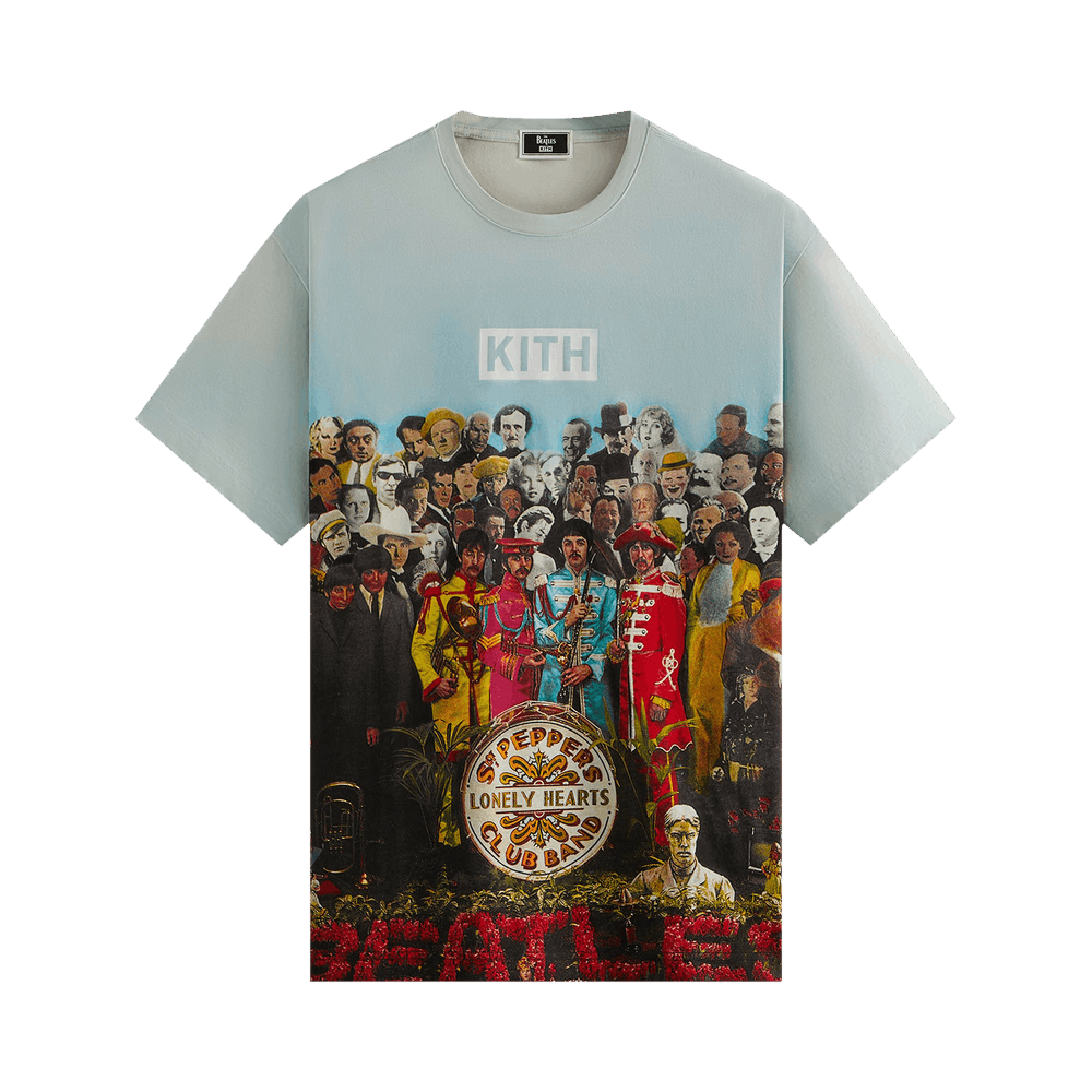 Buy Kith For The Beatles SGT Pepper Vintage Tee 'Chalk