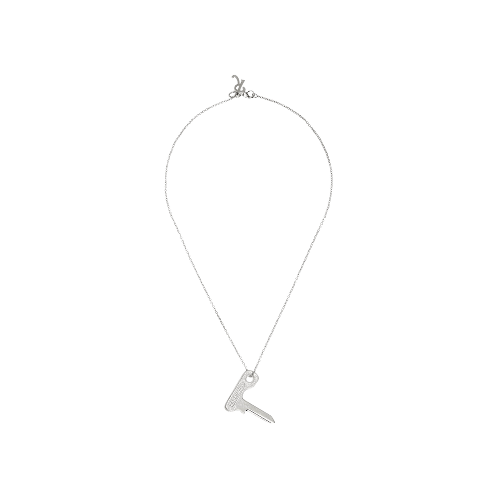 Buy Raf Simons Small Key On Hanger Necklace 'Antique Silver' - 231
