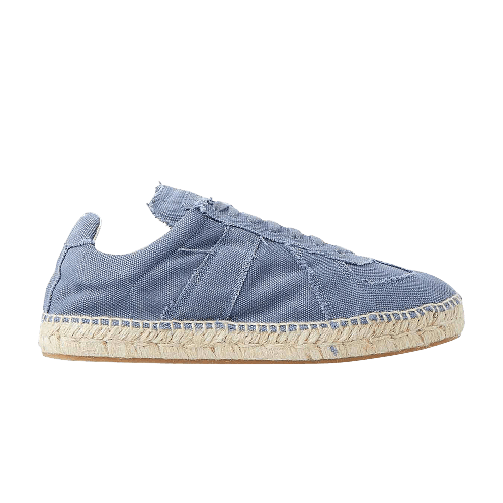 サンダル MAISON MARGIELA Powder Blue Canvas Espadrilles Maison Margiela Powder Blue Canvas Espadrilles | italist