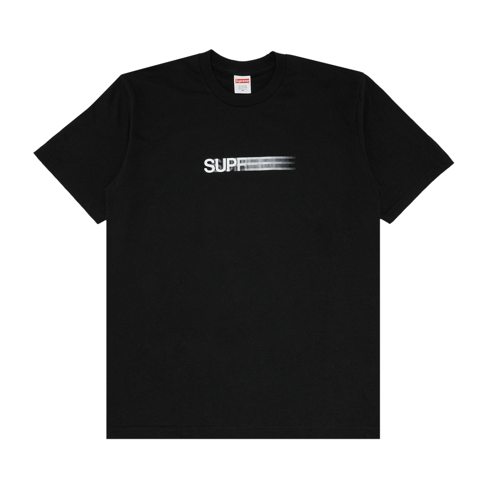Buy Supreme Motion Logo Tee 'Black' - SS23T75 BLACK | GOAT