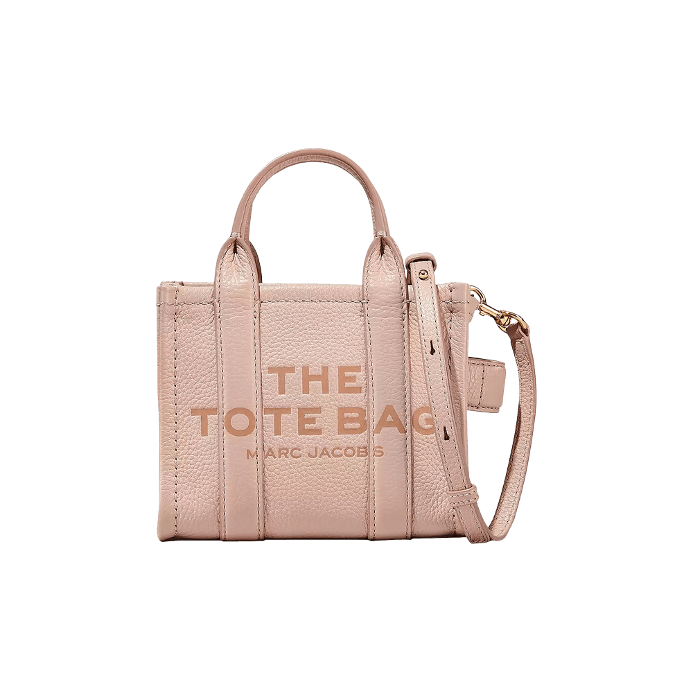 Marc Jacobs The Leather Micro Tote Bag in Rose- LUXE Accessories