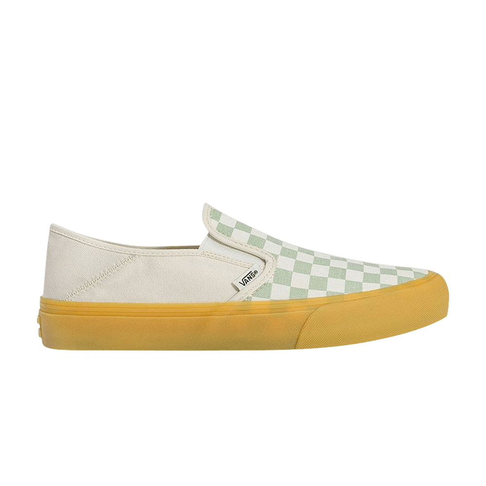 Buy Slip-On SF 'Checkerboard - Dusky Green Gum