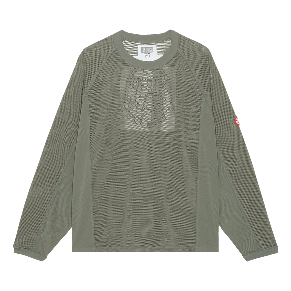 Buy Cav Empt Mesh Raglan Long-Sleeve Tee 'Green' - CES23LT05 GREE | GOAT