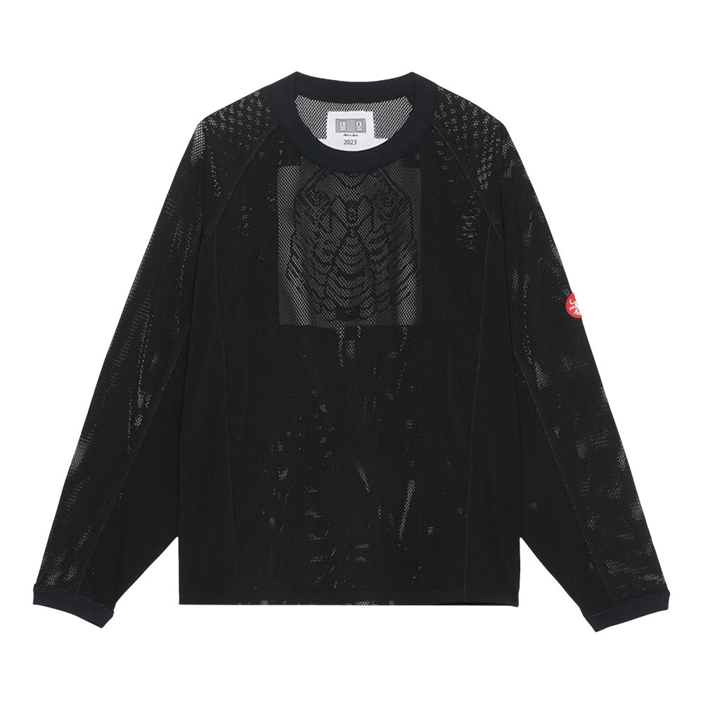 Buy Cav Empt Mesh Raglan Long-Sleeve Tee 'Black' - CES23LT05 BLAC 