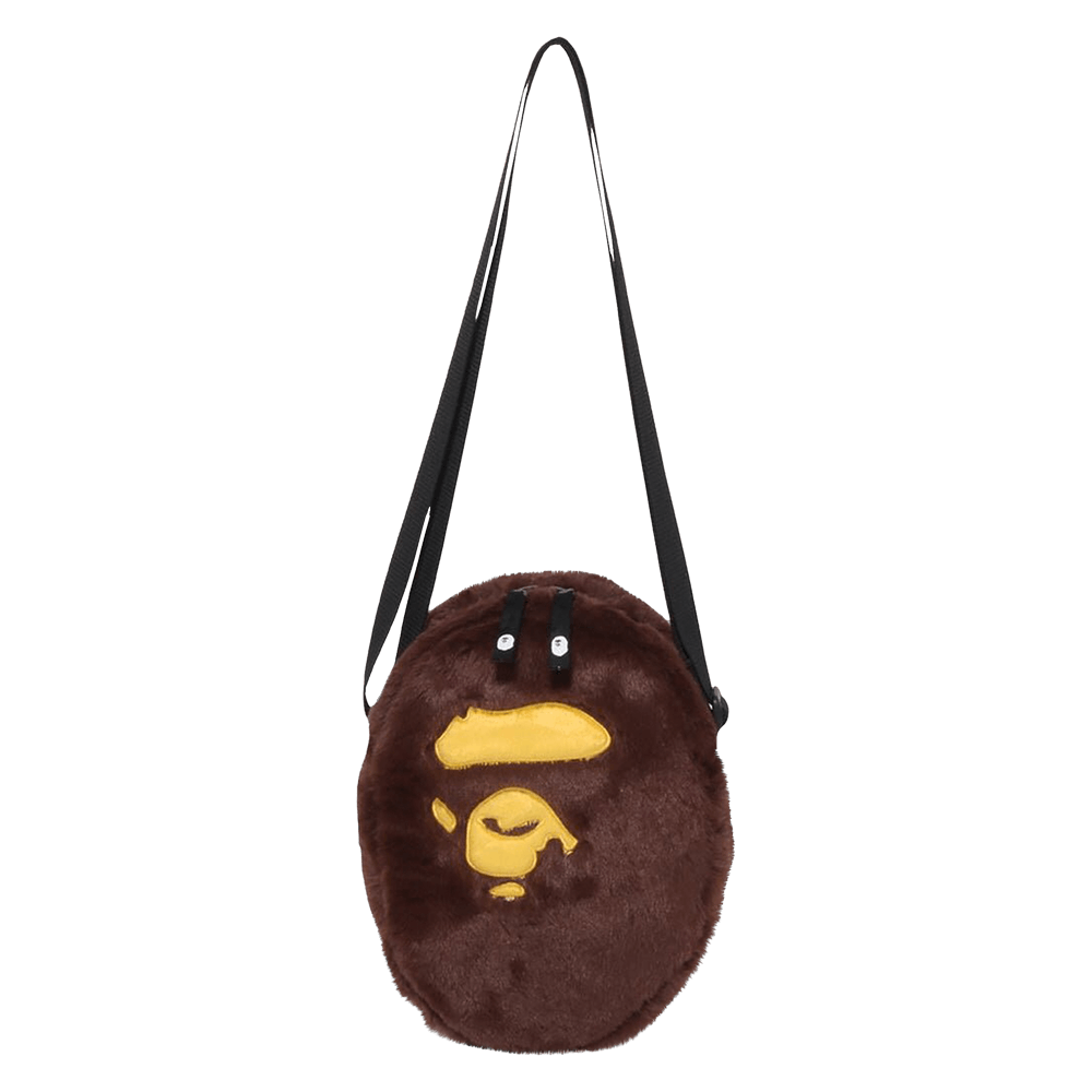 Buy BAPE Ape Head Shoulder Bag Brown 1J30 190 001 BROWN GOAT