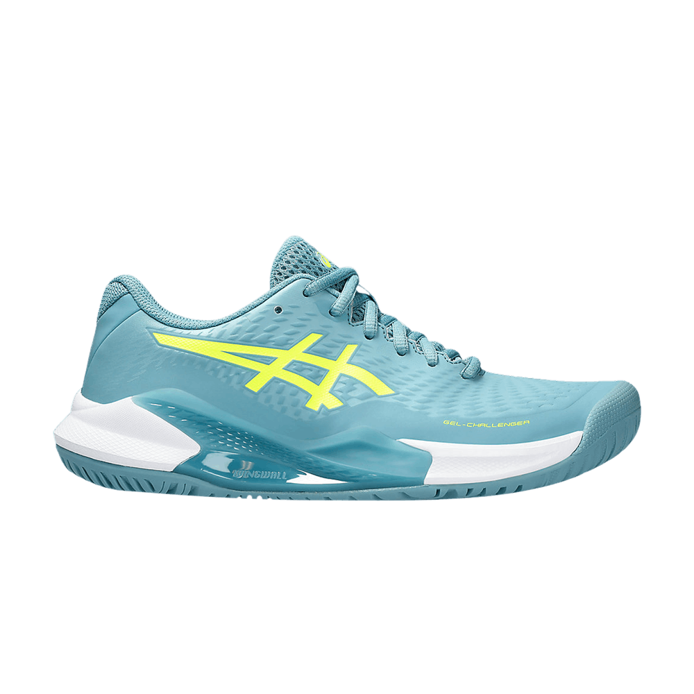 Asics Wmns Gel Challenger 14 'Gris Blue Safety Yellow'