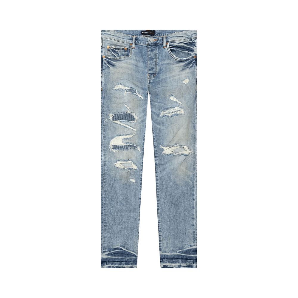 Buy PURPLE BRAND Low Rise Skinny Jeans 'Light Indigo' - P001