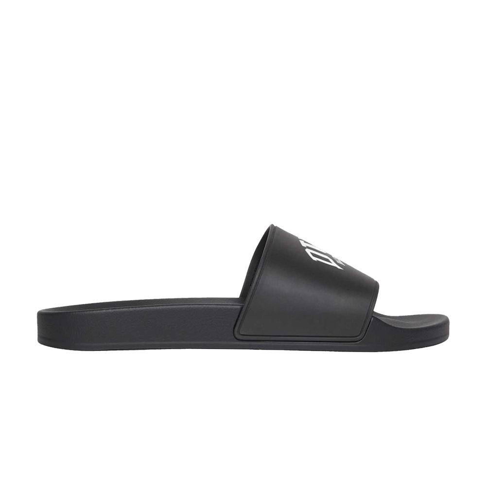 Balenciaga Pool Slides Cities Dubai - Black