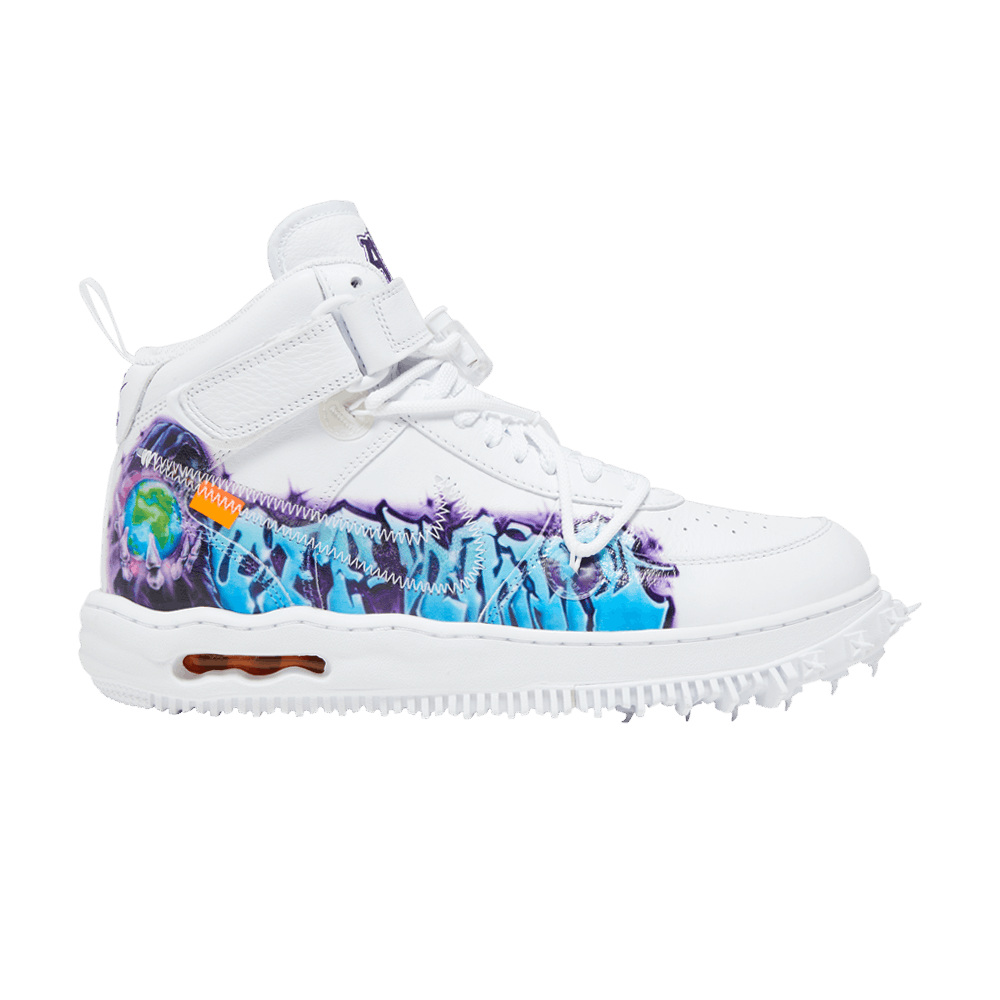 Size 10.0 Off White x Air Force 1 Mid SP Leather Graffiti