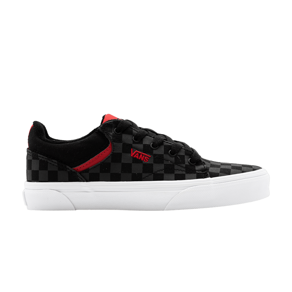 Vans Seldan Checkerboard - Black Red