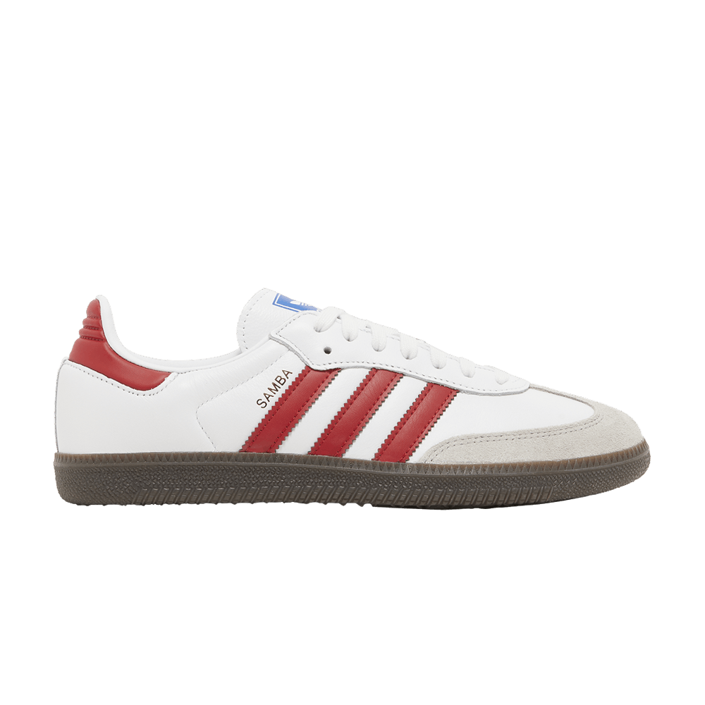 Adidas Samba OG White Scarlet