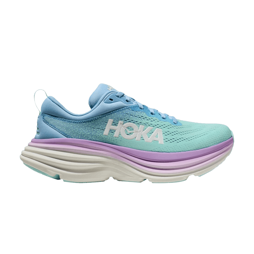 Hoka Wmns Bondi 8 Wide 'airy Blue Sunlit Ocean'