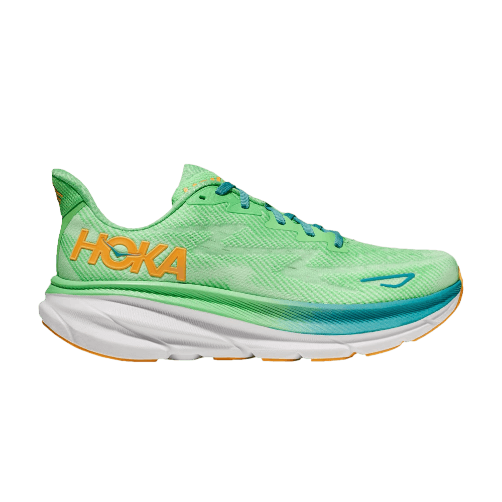 Hoka Clifton 9 Wide 'zest Lime Glow'