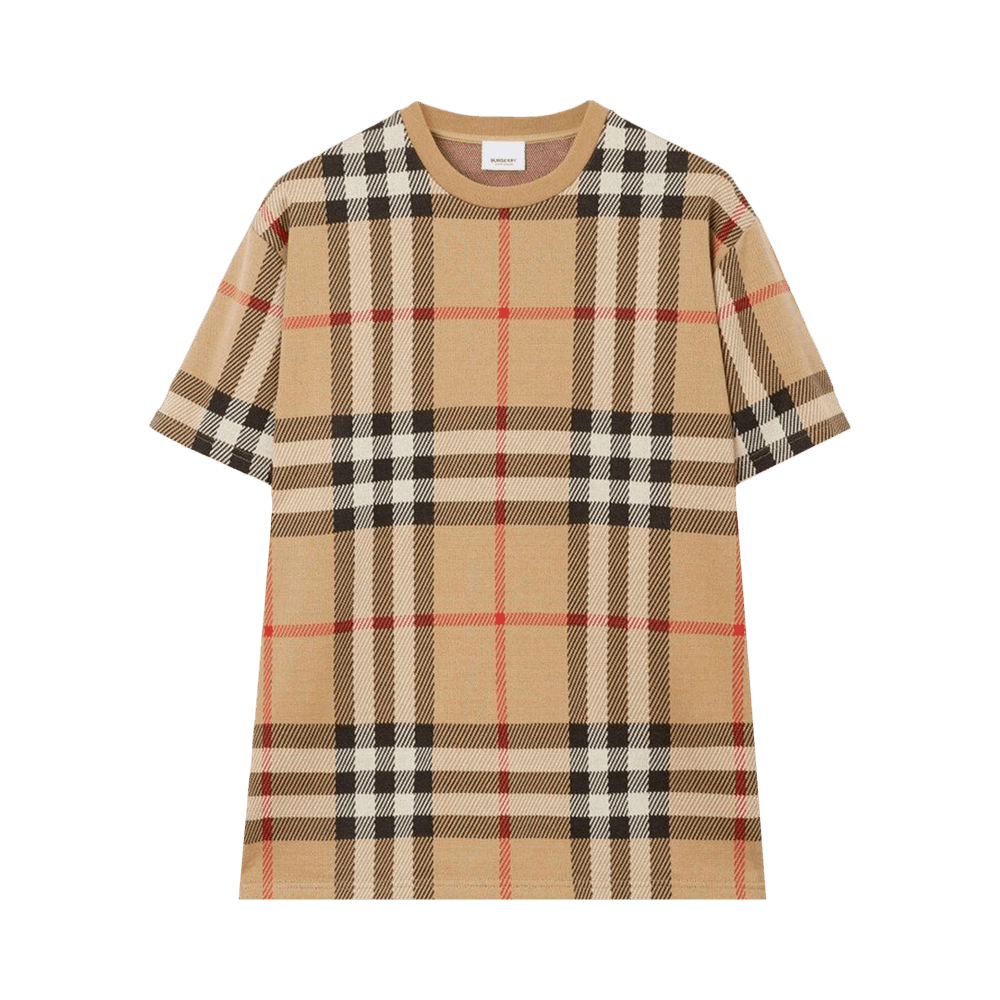 BURBERRY チェック柄袖 Tシャツ 6Y 1233878_00.png.png