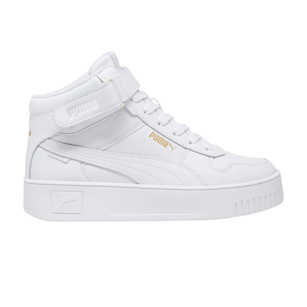 PUMA Carina Street Lacey Athletic Shoe - Big Kid - White