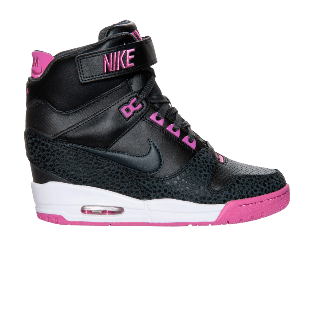 Buy Wmns Air Revolution Sky High 'Black Hyper Pink' - 599410