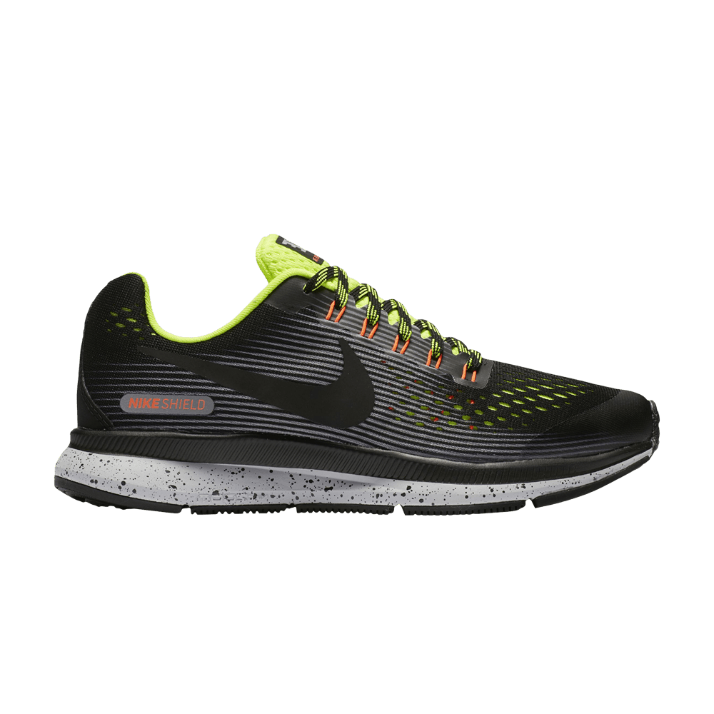Buy Zoom Pegasus 34 Shield GS Black Grey Volt 922850 001 GOAT UK