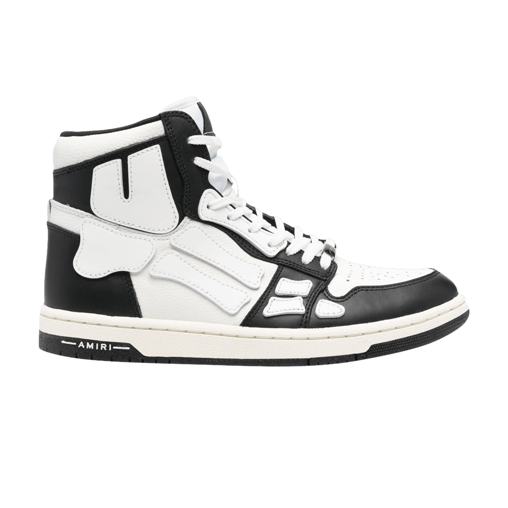 【AMIRI】男性 SKEL TOP HI ハイトップ スニーカー PXMFS001-004 AMIRI Men's Skel Top Hi-Top Sneakers in Slate Blue Amiri