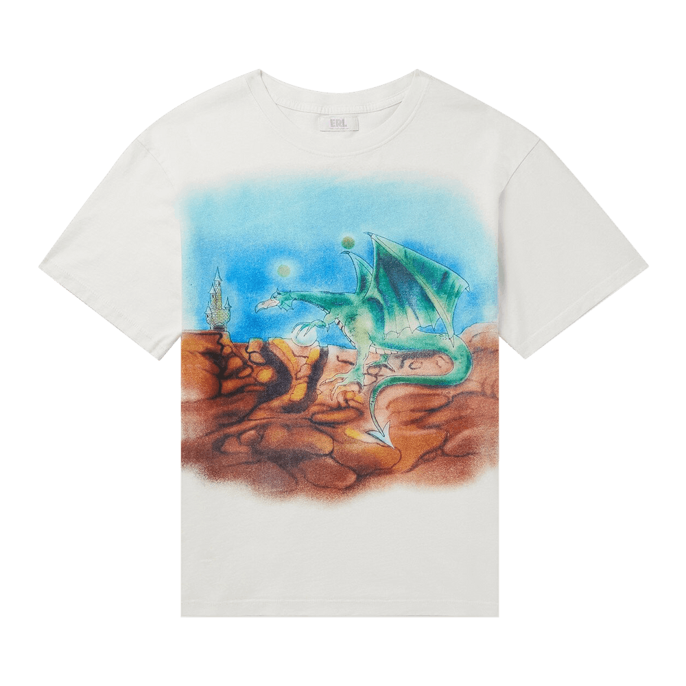 ERL ドラゴン イラスト Tシャツ ERL ドラゴン イラスト Tシャツ メンズ