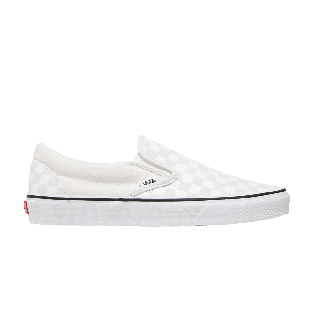 Vans slip on true white checkerboard clearance