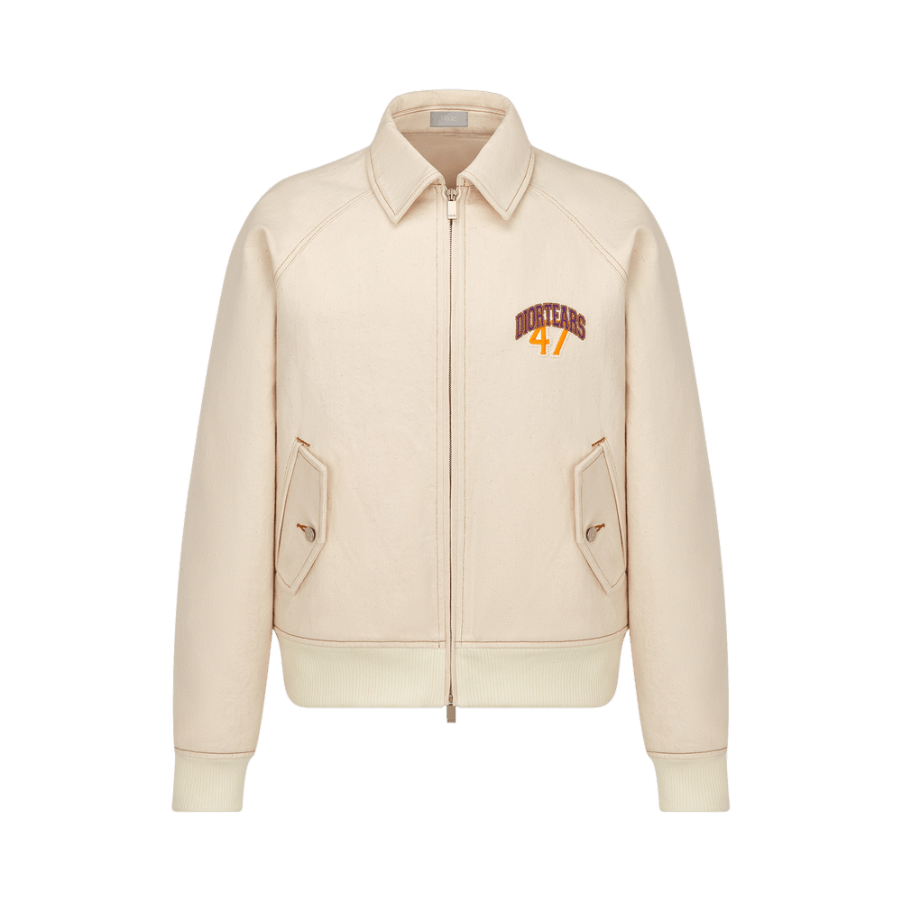 Buy Dior x Denim Tears Zipped Blouson 'White' - 393D493AY525 C082