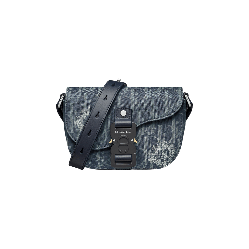ショルダーバッグ DIOR 1ADPO276LGP_H578 TRIPLE POUCHE SADDLE Saddle Triple Pouch Navy Blue Dior Gravity Outline Leather