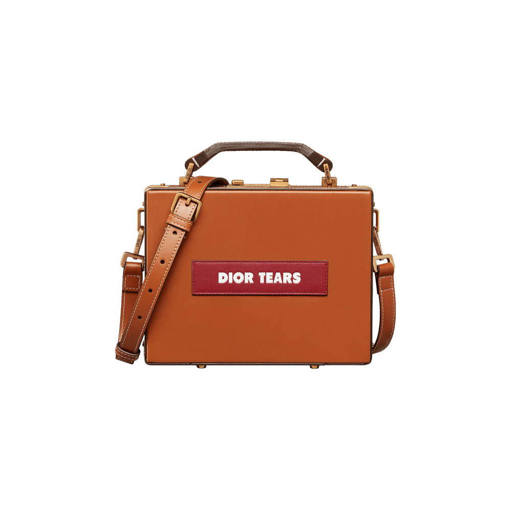 Buy Dior x Denim Tears Lock Bag 'Brown' - 1LXBR163TEP H763 | GOAT