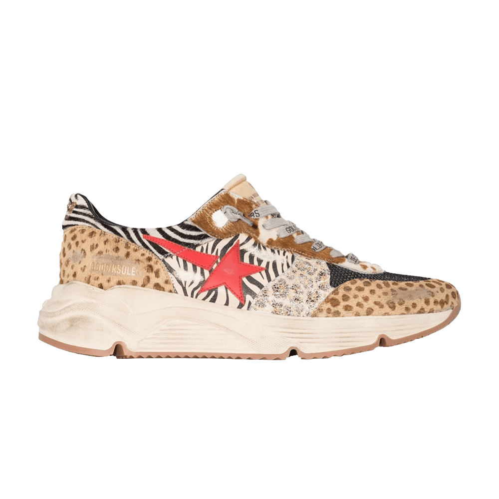 Golden goose leopard running best sale