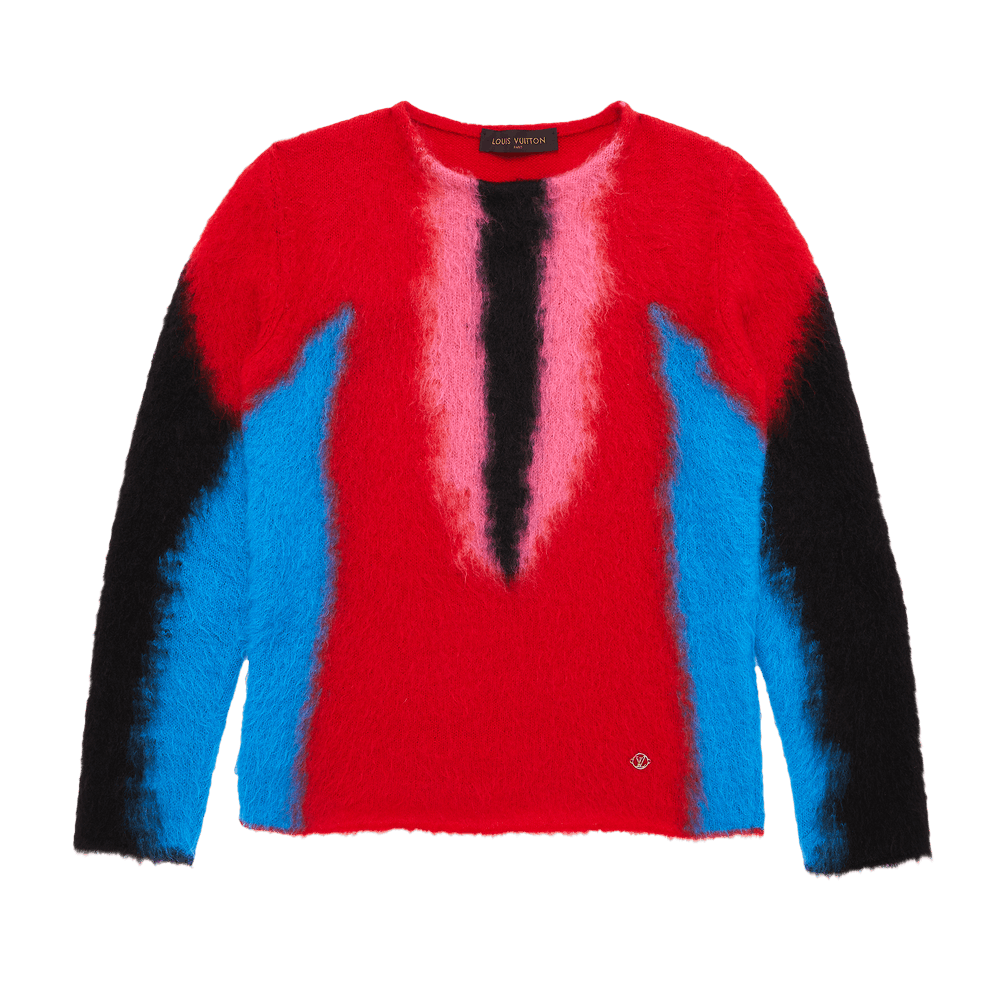 Buy Louis Vuitton x Kim Jones Impala Mohair Knit Sweater 'Red
