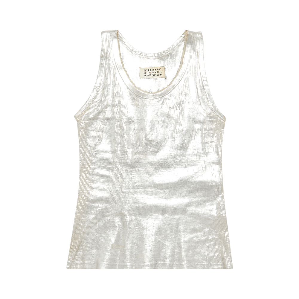 Maison Margiela 雨濡れ タンクトップ オパール加工