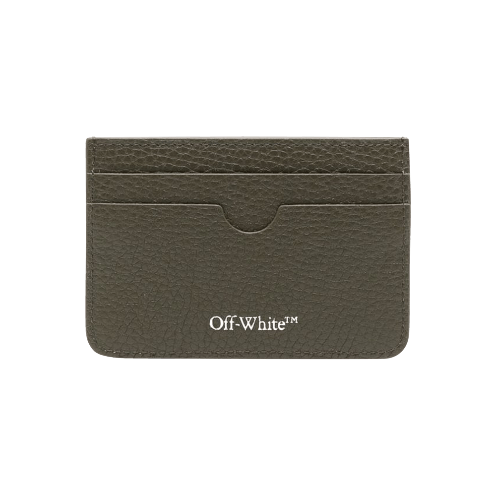 Buy Off-White Binder Card Case 'Military' - OMND048S23LEA0015600 
