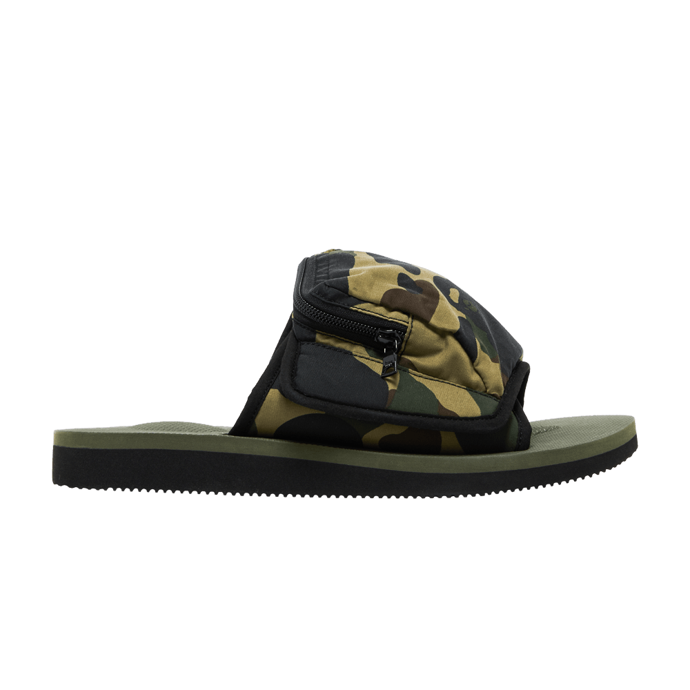 Buy Suicoke x BAPE Camo Dao Sandal 'Green' - 1H33191901 GRN | GOAT