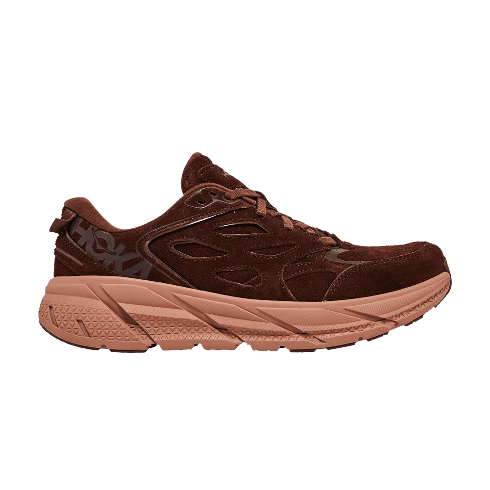 HOKA Clifton L Suede Cappuccino Cork